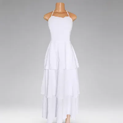 Vestido branco longo