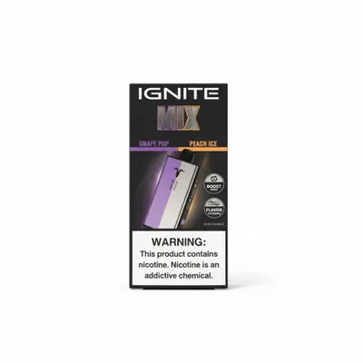 Ignite V400 Mix - Grape/ Peache ice