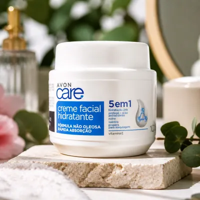 CARE CREME FACIAL HIDRATANTE 5 EM 1 100gm
