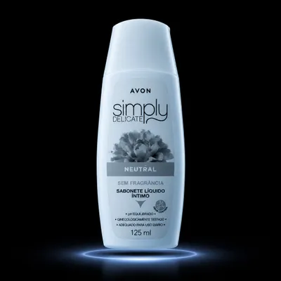 SIMPLY DELICATE SABONETE LÍQUIDO ÍNTIMO 125ml  
