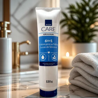 CARE CREME PARA AS MÃOS LUVA SILICONE 6 EM 1 120gr