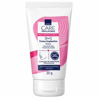 CARE CREME DEPILATÓRIO ROSTO 3 EM 1 30gr