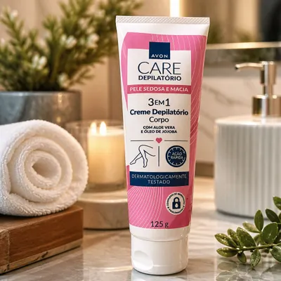 CARE CREME DEPILATÓRIO CORPO 3 EM 1 125gr