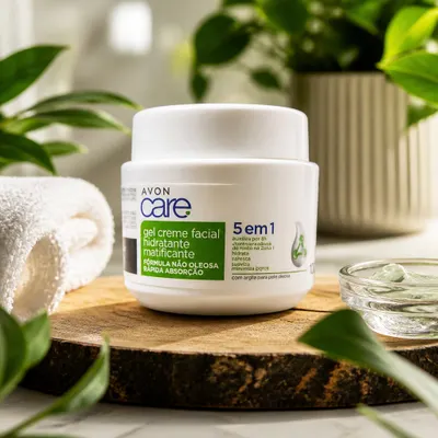 CARE GEL FACIAL HIDRATANTE MATIFICANTE 5 EM 1 100gr