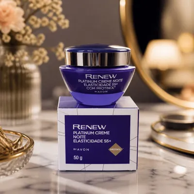 RENEW PLATINUM CREME NOITE ELASTICIDADE 55+ 15g