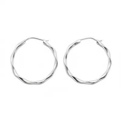 Argola Ondulada 2,8cm