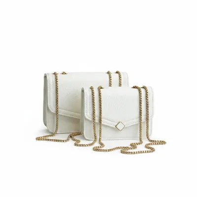 Kit 2 Bolsas com Alça Dupla de Corrente - Jade 