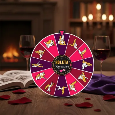 Jogo para Casais Roleta Kamasutra Diversão ao Cubo
