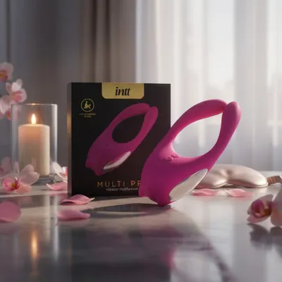Multi Pro Vibrador para Casais Multifuncional com 12 Modos de Vibração Intt