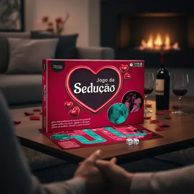 Jogo Tabuleiro Sedução com Dados Diversão ao Cubo