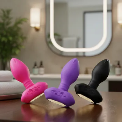 Plug Anal com Vibro e Rotação à Longa distância Sexy Import