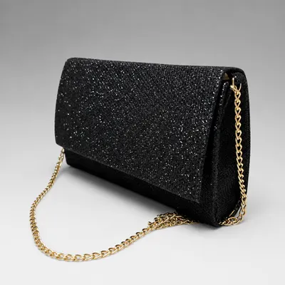 Bolsa Preta Brilho