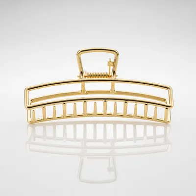 Prendedor de cabelo dourado