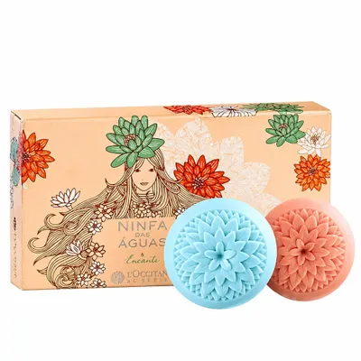 Sabonete Flor Ninfa das Águas L'Occitane 