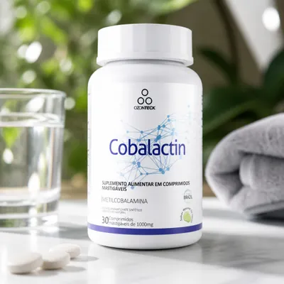 Cobalactin Vitamina B12 Mastigavel 30 comprimidos 