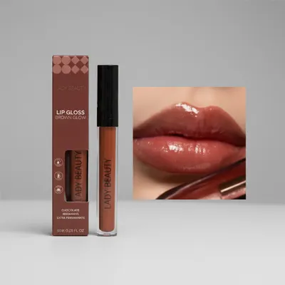 Lip Gloss Brown Chocolate – Lady Beauty 
