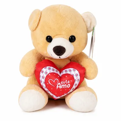Urso de Pelúcia Coração 23 cm