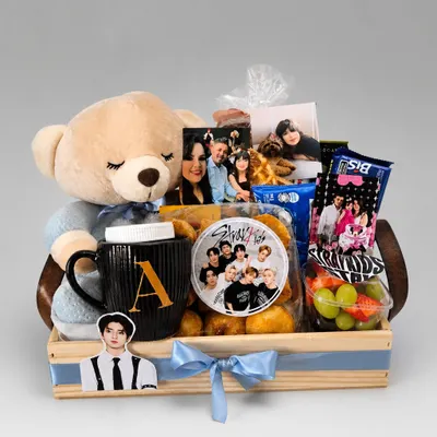 Cesta Luxo Personalizada Stray Kids