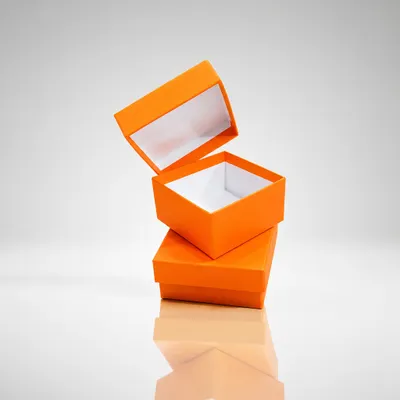 Caixa 10x10x5 laranja