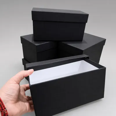 Caixa cartonada 22x12x11 Preto