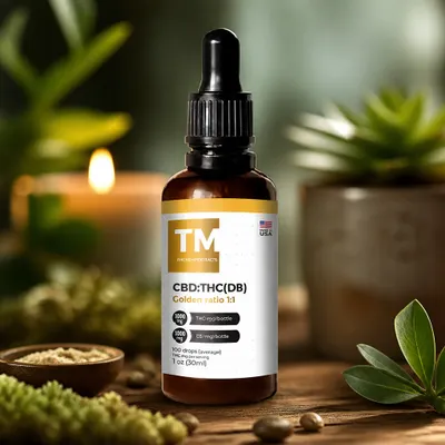 TM CBD THC Δ8 GOLDEN RATIO 1000 mg -30ml - Importação Direta ao Paciente