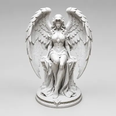 Decorativo – Escultura com Asas | Impressão 3D