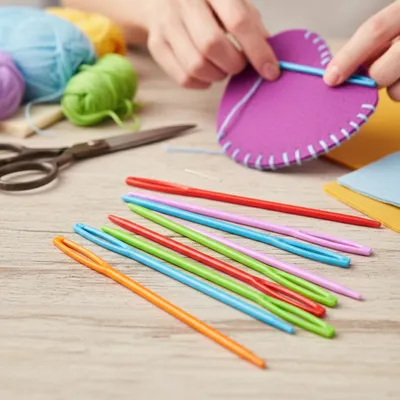 Agulha de arremate para  crochê 🧶 8,5cm