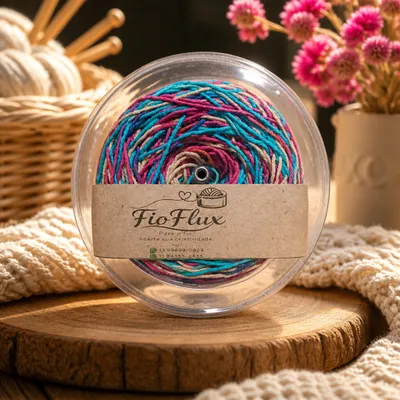 FioFlux  Multicolor Milano Algodão Doce (200g)