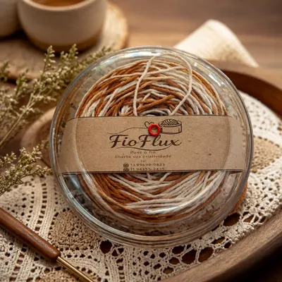 FioFlux B&B :areia,caramelo e cru (200g)