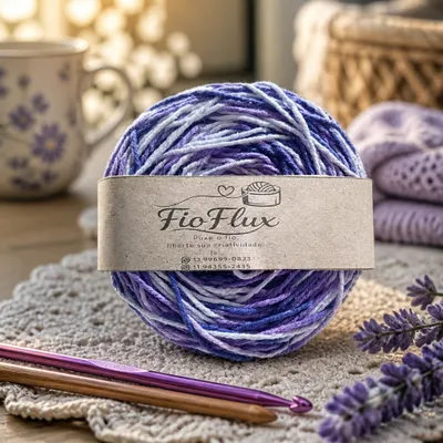 Refil FioFlux B&B Roxo e Lilás (200g)