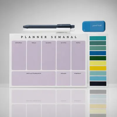 Kit SOS universitário: versão calouro combo azul