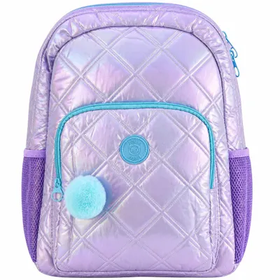 Mochila Infantil Metálica Lilás