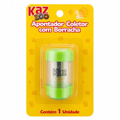 Apontador com Borracha Kaz