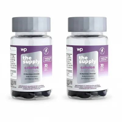 Kit cabelos e unhas 60capsulas  wpink