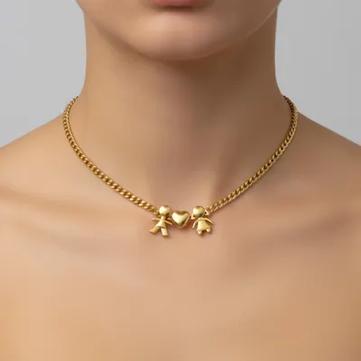 Colar amor de mãe casal 