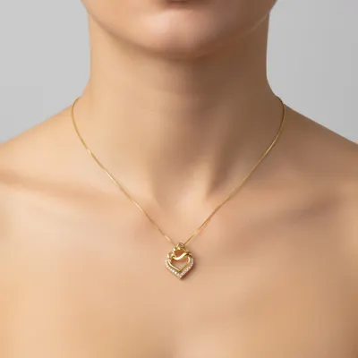 Colar amor de mãe com zircônias 