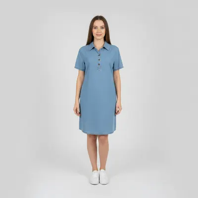 Vestido chemise jeans azul claro