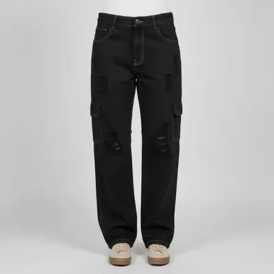 Calça cargo preta