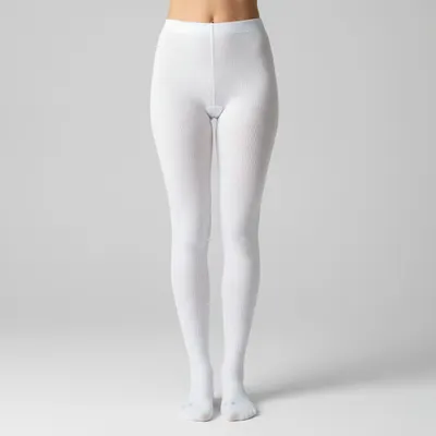 Meia Calça de aquecimento Infantil Branca
