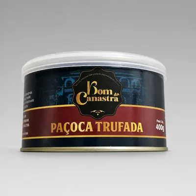 Paçoca trufada 400gr - BOM DA CANASTRA