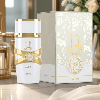 Yara Moi Lattafa Eau de Parfum (O Yara Branco)