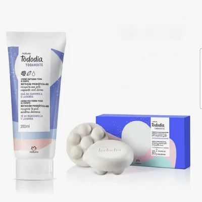 KIT TODO DIA TODA NOITE CHA DE CAMOMILA E LAVANDA NATURA 