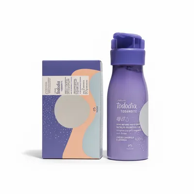 KIT TODO DIA TODA NOITE CHA DE CAMOMILA E LAVANDA NATURA 