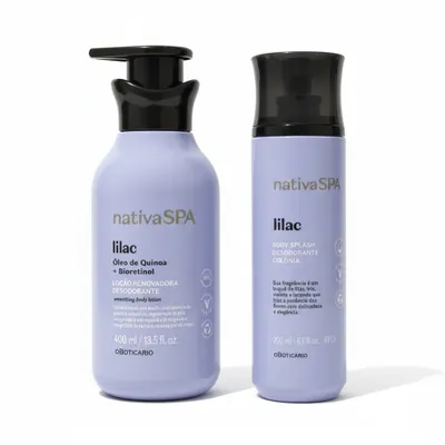 KIT NATIVA SPA LILAC O BOTICÁRIO 