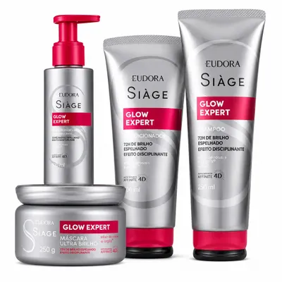 Kit Cabelos Glow Expert Siage Eudora