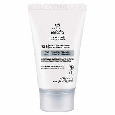 Desodorante Antitranspirante Creme Natura Tododia