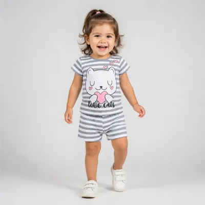 12626 Pijama Infantil Feminino - Ollele
