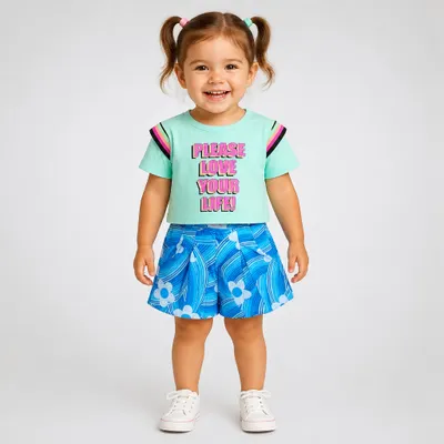 12750 Conjunto Infantil Feminino - Pokotinha