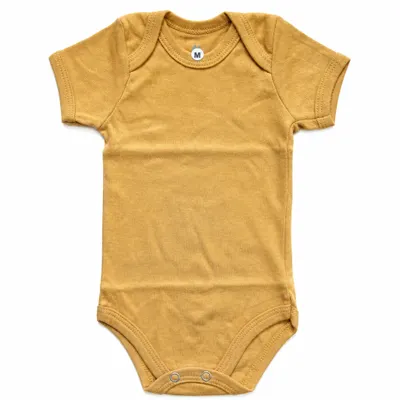 Body Bebê Malha Caramelo