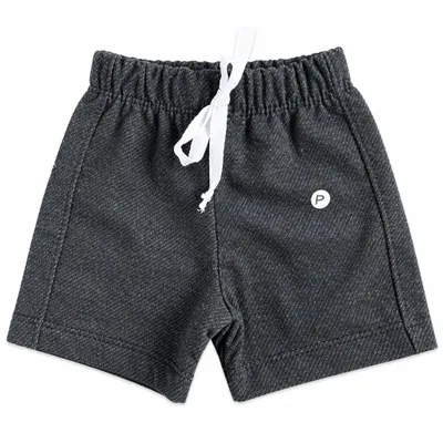 Shorts Jeans Infantil Cinza